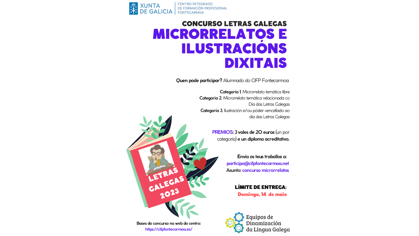 Featured image for “Concurso Día das Letras galegas Microrrelatos Dixitais”